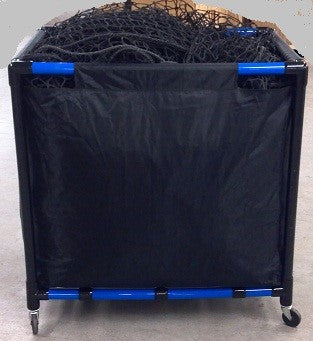 Fitness Multi Purpose Bag Cart – Bulk Equipment Bin | for PE Classrooms or Gyms | 42L x 28W x 38H